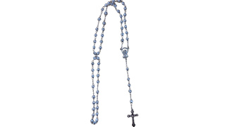 Silver Effect Rosary from Syria