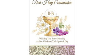First Holy Communion Card