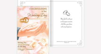 Congratulations on your wedding day card