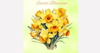 Easter Blessing Card