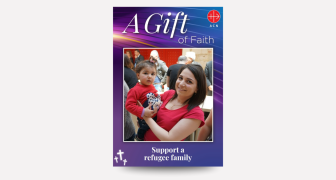 Gift of Faith charity donation Lenten card