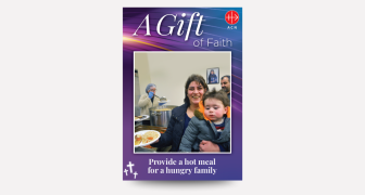 Gift of Faith charity donation Lenten card