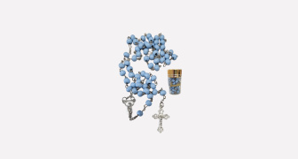 Blue Jerusalem Rosary 