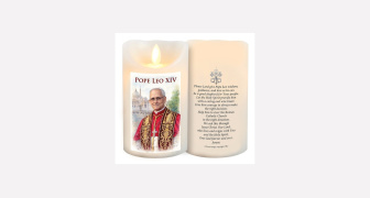Pope Leo XIV LED Candle