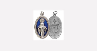Miraculous Medal Blue