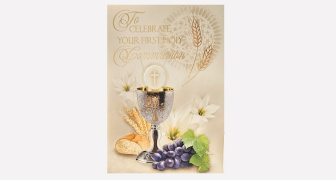 To Celebrate Your First Holy Communion Card