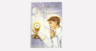 Boy's Communion Card