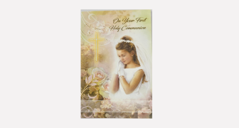 Girl's Communion Card