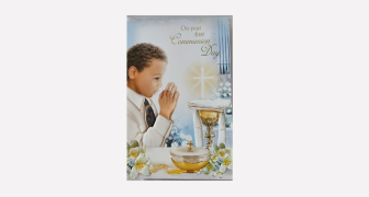Boy's First Communion Card