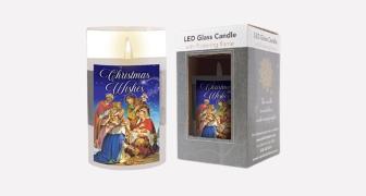 Christmas Wishes LED Candle
