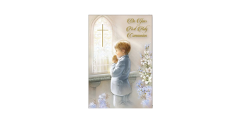 Boys Communion Card