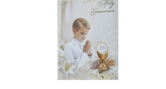 Boys Communion Card