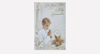 Boys Communion Card