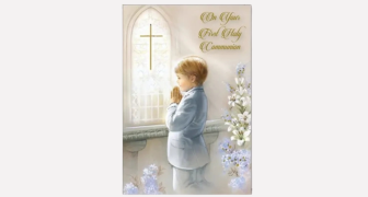 Boys Communion Card