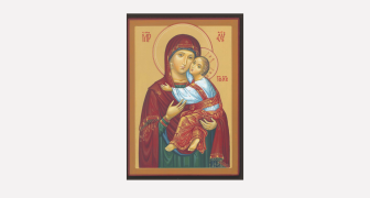 Mother and Child Christmas Card