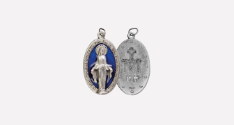 Miracolous Medal Blue