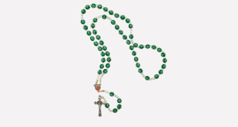 Ethiopian Green Cross Rosary