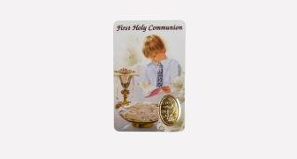 First Holy Communion Card for Boys