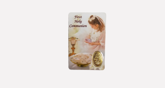 First Holy Communion Card for Girls