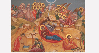 Nativity Icon Christmas Card