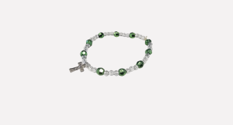 Green Ethiopian Rosary Bracelet