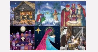 Childrens Christian Christmas Card pack