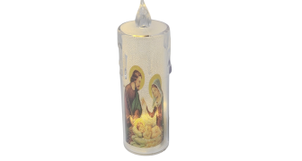 Nativity LED Candle
