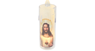 Sacred Heart of Jesus LED Candle