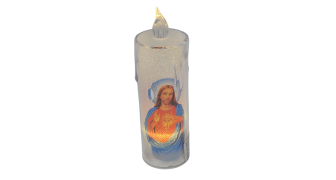Sacred Heart of Jesus LED Candle