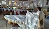 Mass being celebrated in Togo