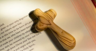 A handcrafted cross