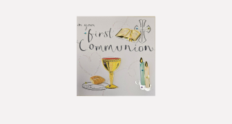 First Holy Communion Card