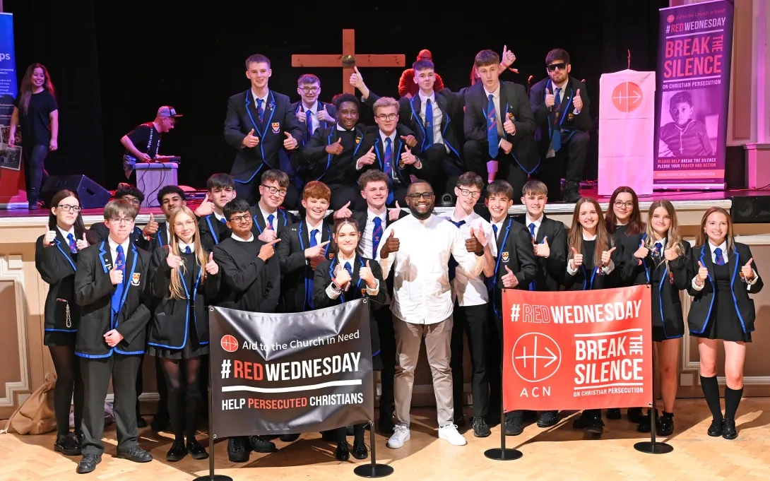 Cardinal Newman High and students at ACN Scottish Conference