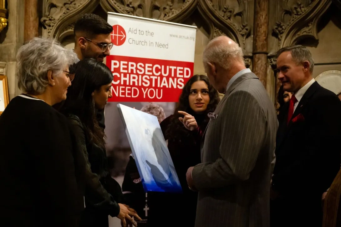 King Charles III at the Advent service in the Church of the Immaculate Conception in London