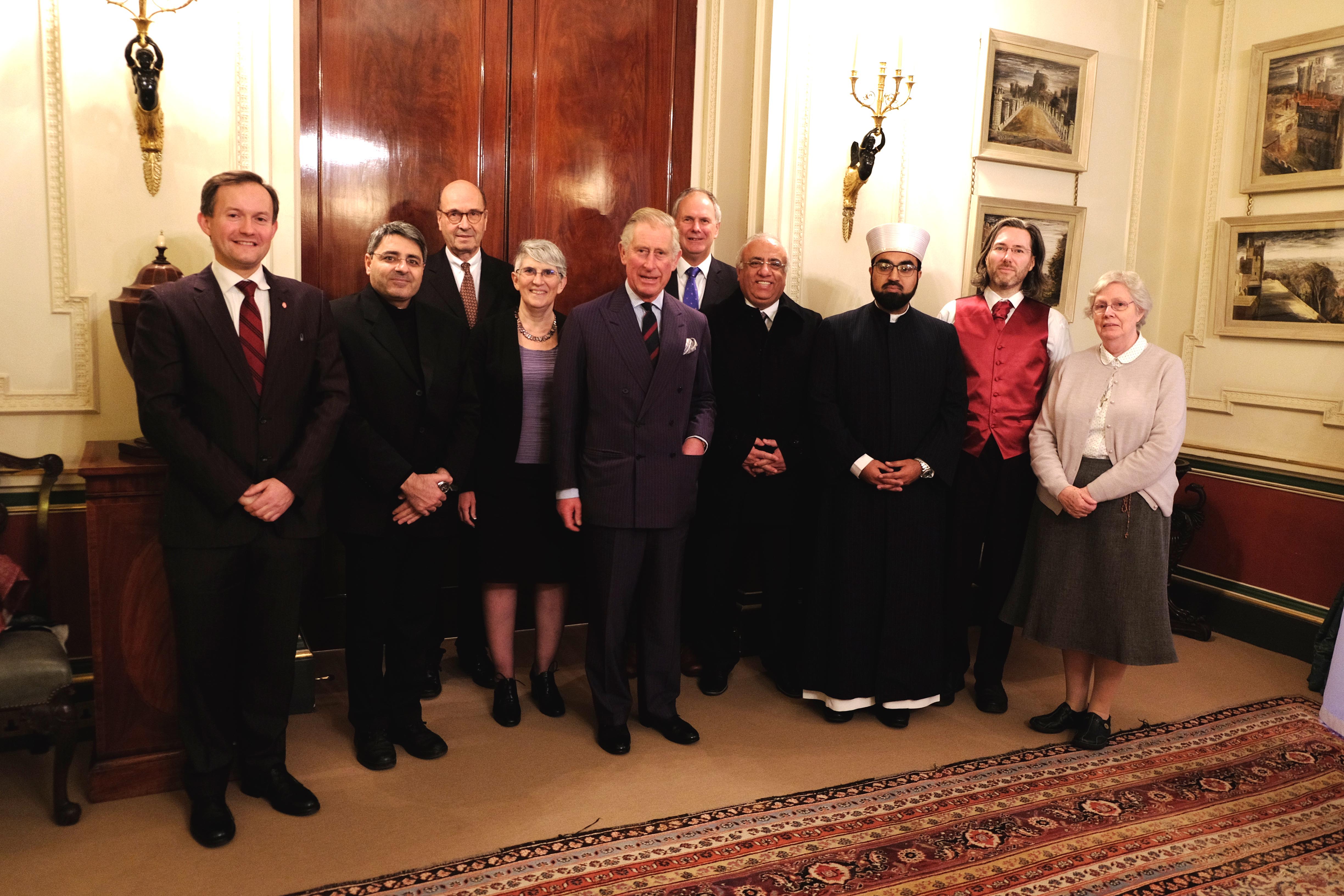 Presentation of the Aid to the Church in Need (ACN) Religious Freedom in the World 2016 Report to HRH The Prince of Wales, Clarence House, London Photo credit: ©Clarence House.