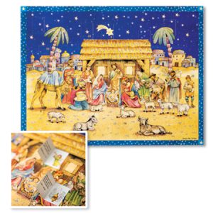 Advent Calendar Bethlehem Stable