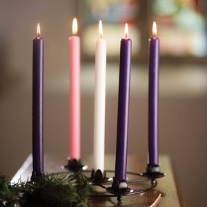 Advent Candle & Frame Set