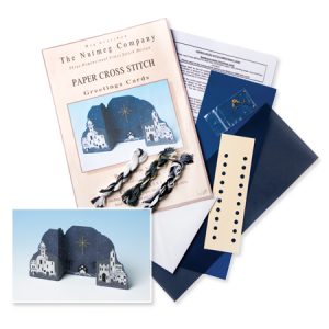 Bethlehem Night Paper Cross Stitch Greeting Card Kit
