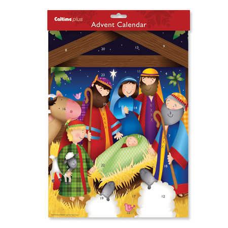Cartoon Nativity Advent Calendar