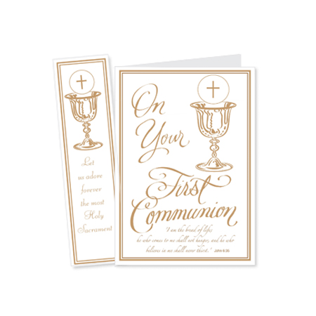 First Communion card