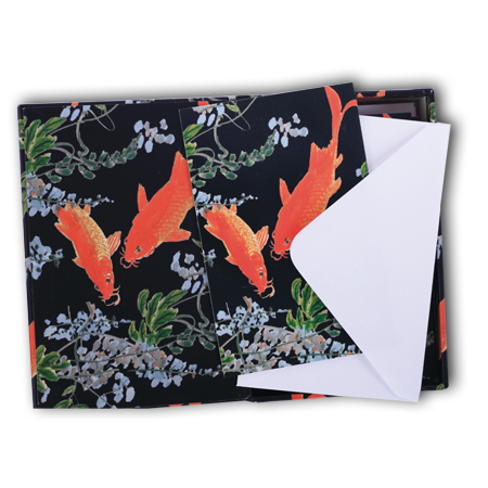 Bishop Han: Notecard Box Fish design