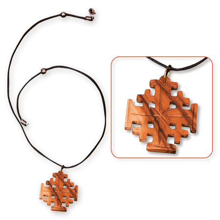 Holy Land: Jerusalem Cross Necklace