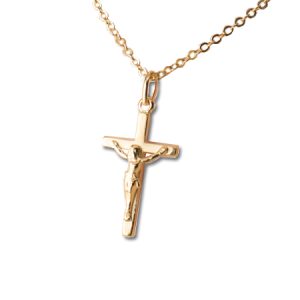 Gold plated Crucifix necklace