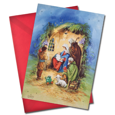 Jesus in the Stable Advent Calendar