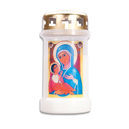Marian Candle Egyptian Icon