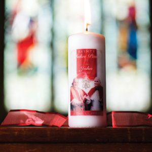 Saint John XXIII & Saint John Paul II Candle