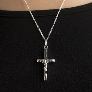 Solid Silver Crucifix