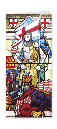 St George Patron Saint of England card