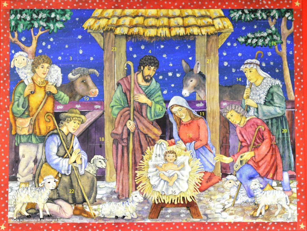 nativity advent calendar