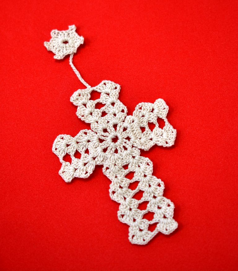 Aid to the Church in Need & Crochet Cross Bookmark from Syria